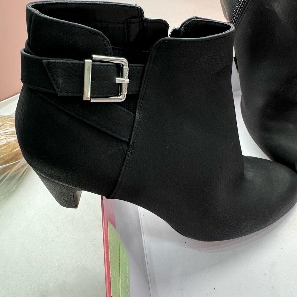 Short 3 inch heel boots